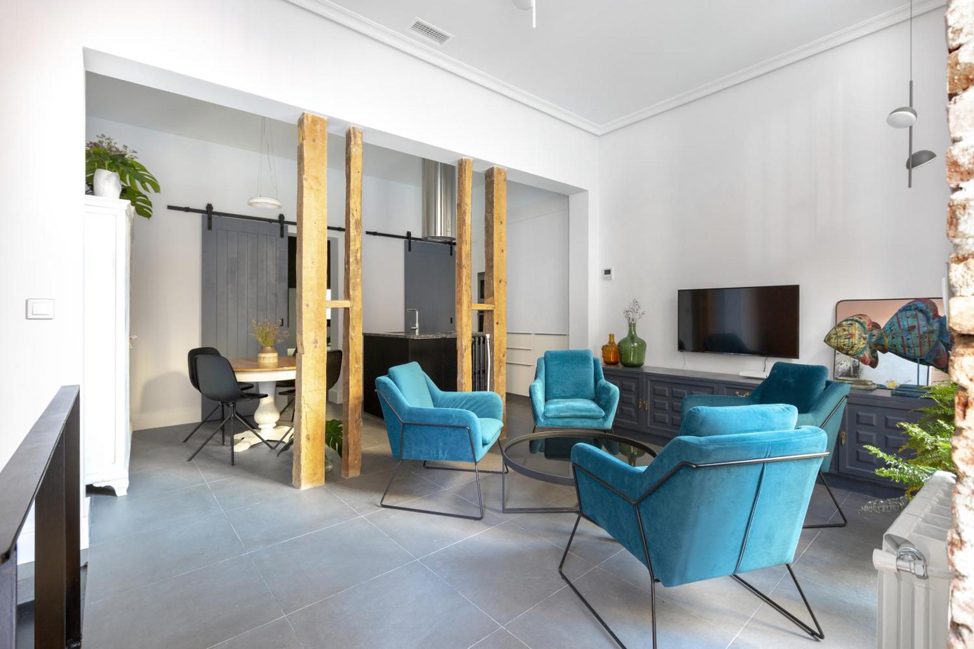 Apt Centrico Y Tranquilo De 2 Hab Madrid Luaran gambar