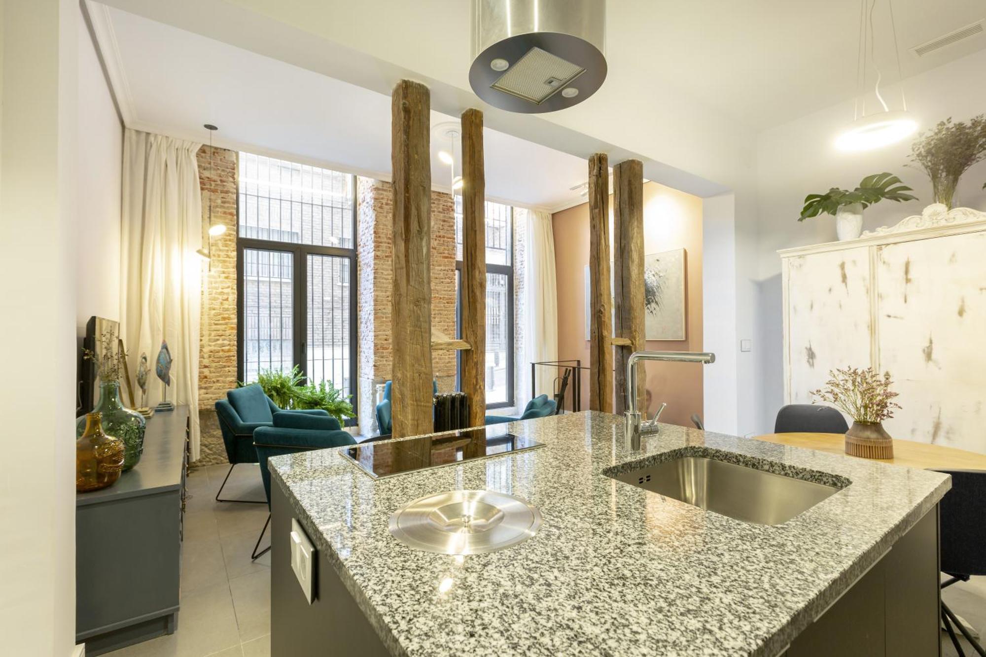 Apt Centrico Y Tranquilo De 2 Hab Madrid Luaran gambar